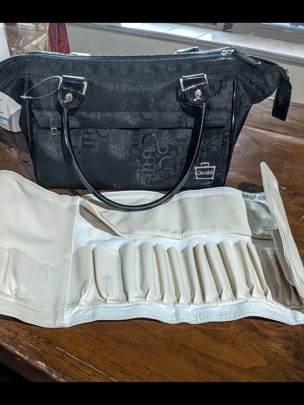Black Caboodle Envy Makeup Bag & Addl Makeup Brush Holder With Beauty Bundle - Picture 5 of 13